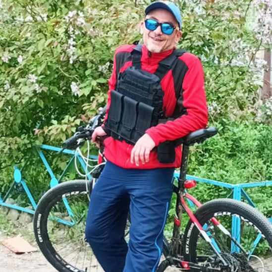 Arif Bagirov and his bike